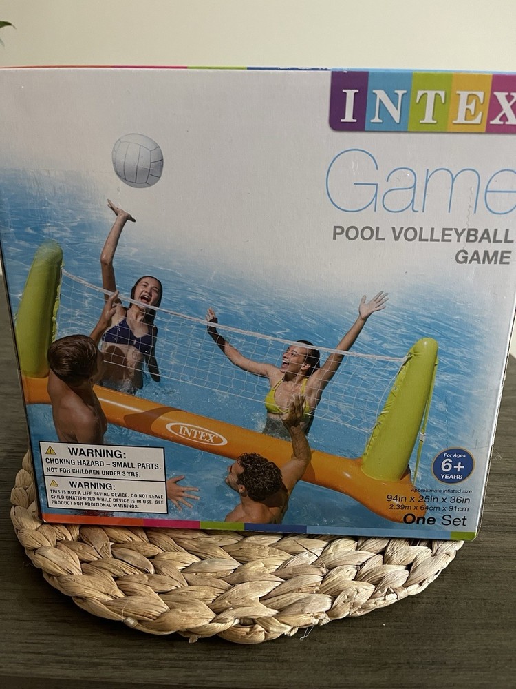 Intex Pool Volleyball Game Inflatable, 94x25x36 Inches