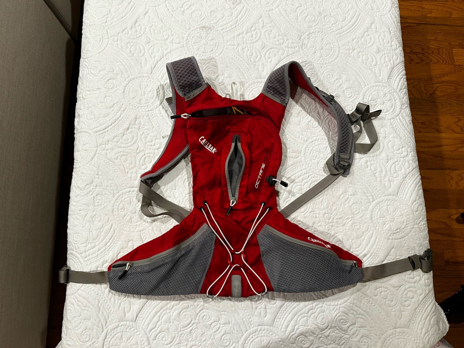 Camelbak Backpack Tons Of Pockets Clip In Red Adjustable