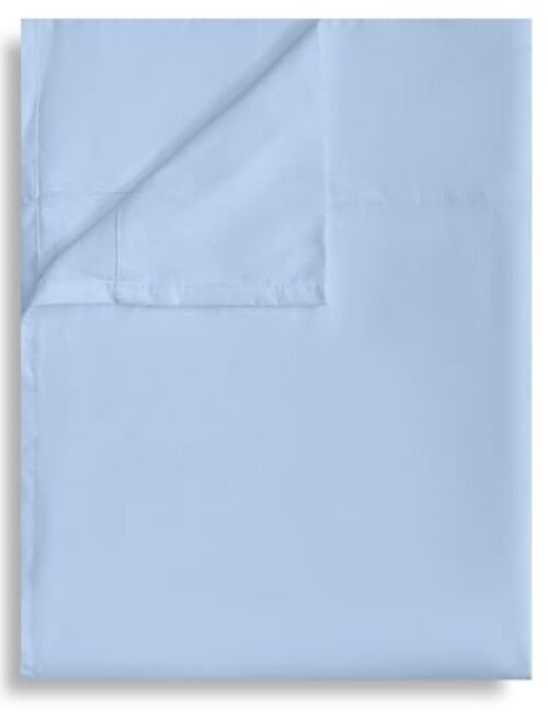 Flat Sheet Only Pack Top Bed Sheets, Soft Breathable Brushed Twin 1 Light Blue gallery