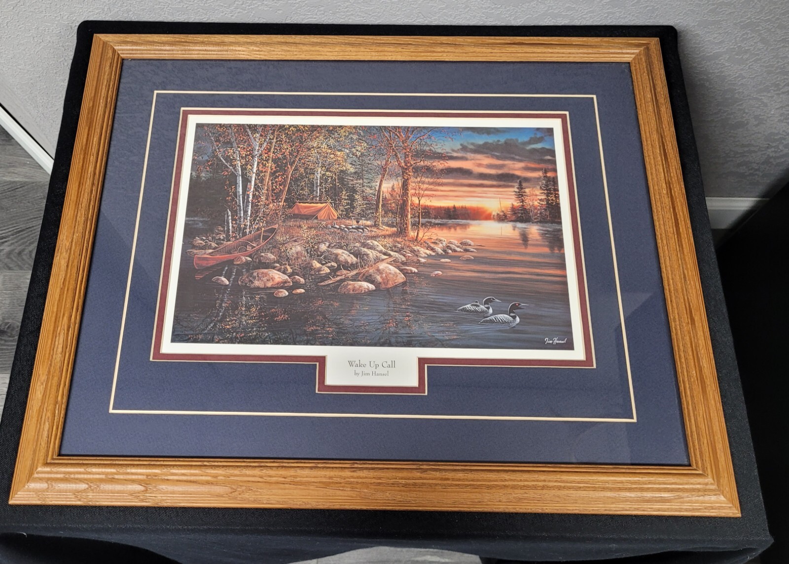 Framed Print by Jim Hansel - Wake Up Call - Approximately 16 x 20 inches gallery
