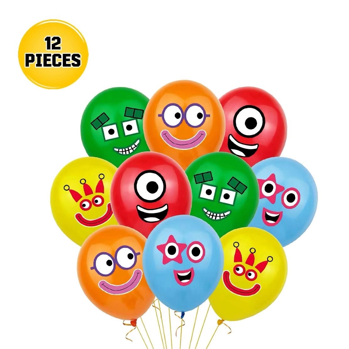 Number Blocks Birthday Party Decorations Latex Balloons gallery