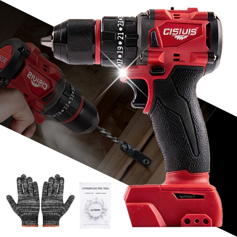 Compatible Milwaukee M18 Battery 35N.m Brushless Drill Driver Bare Tool gallery