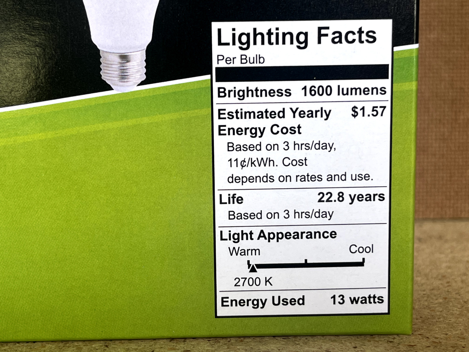 4-768 Pack Maxlite LED Light Bulbs 13W = 100W Watt A19 Soft White 2700K Dimmable gallery
