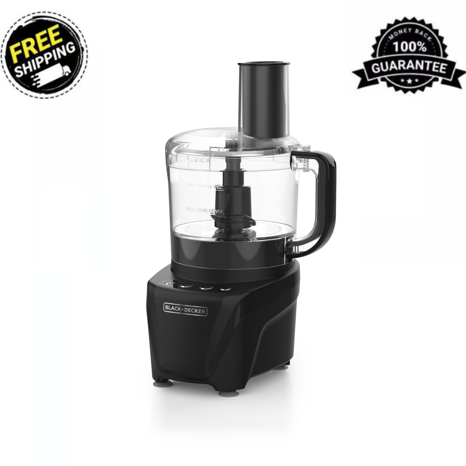 BLACK+DECKER Easy Assembly 8-Cup Food Processor 850W Chop Puree Slice Shred gallery