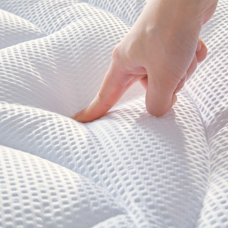 SLEEP ZONE Cooling Queen Mattress Topper, Premium Zoned Cool Mattress Pad Cov... gallery