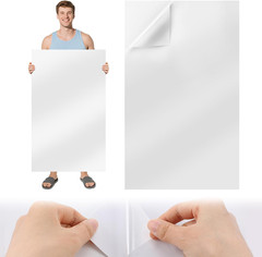 Exlarge Clear Pool Liner Repair Patch – 4Ft X 2.8Ft Self-Adhesive PVC Vinyl Patc