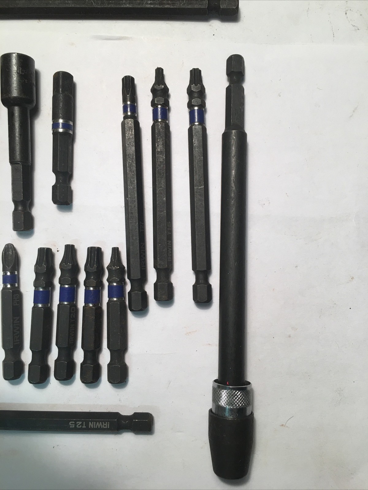 Irwin 24pc 1/4” Hex Impact Drive Bits Nut Drivers Adapters gallery
