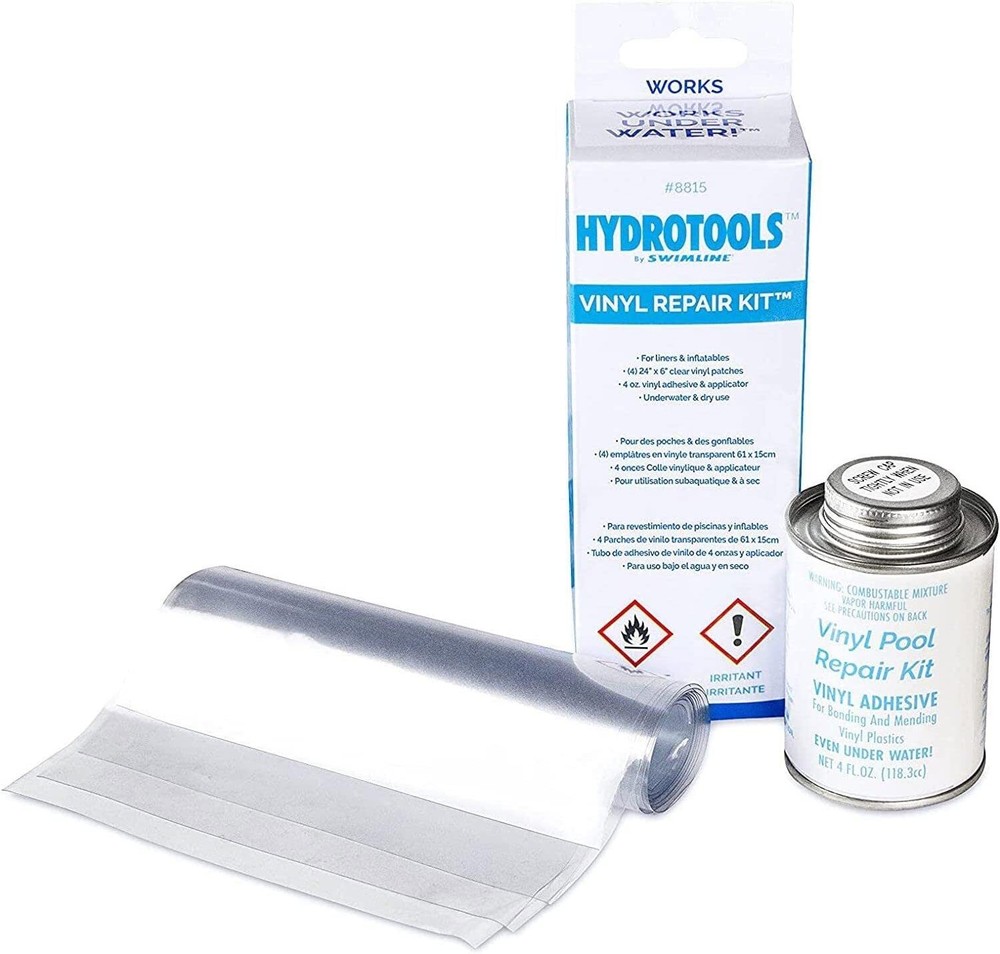 Vinyl Pool Liner Patch Kit Adhesive Underwater Above Ground Pool Patch Repair
