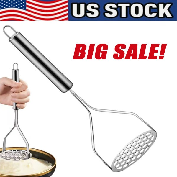 Stainless Steel Manual Potato Press Kitchen Tool Potato Masher Home Food Grater gallery