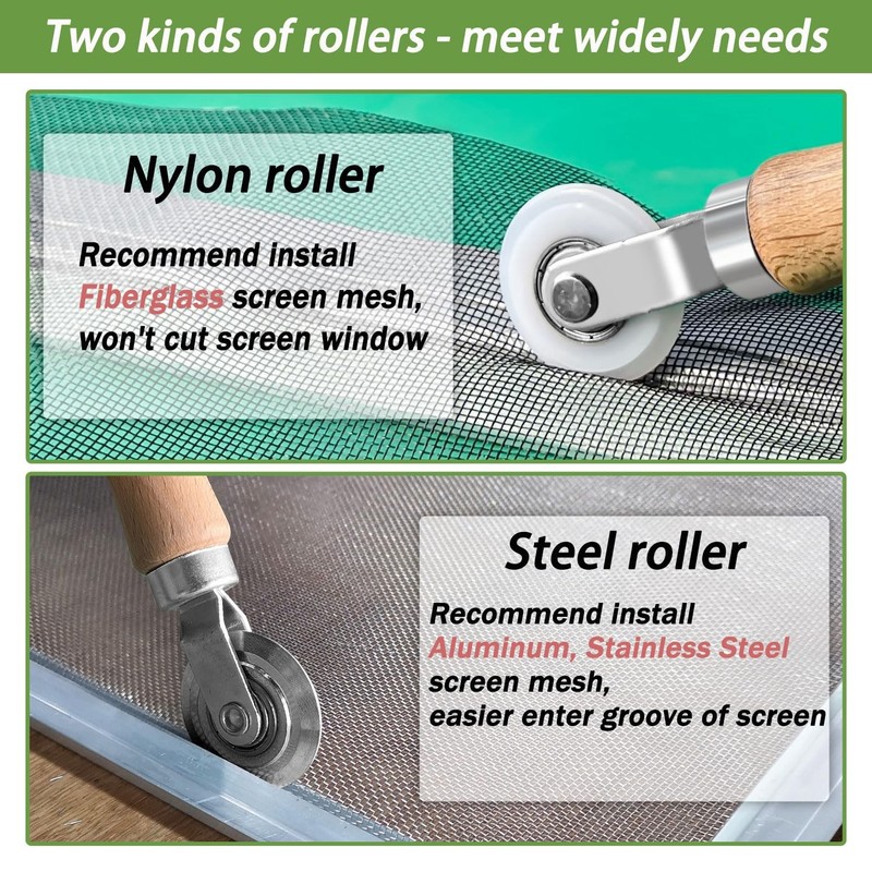 King&Charles Screen Roller Tool, Screen Spline Tool, Spline Roller, Steel/Nyl... gallery