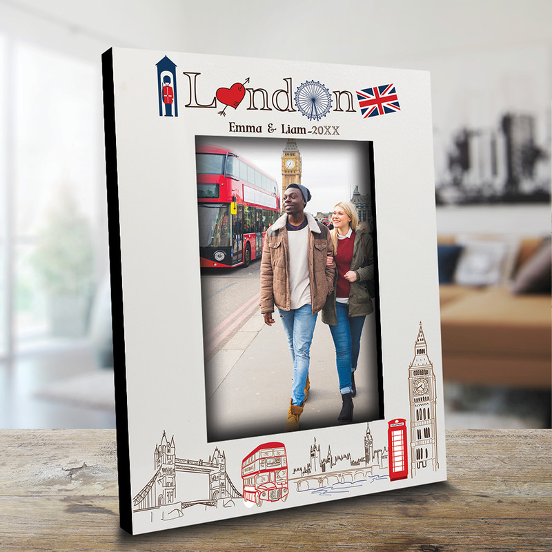 PERSONALIZE-London Picture frame-Wedding, Honeymoon, Vacation in London gallery
