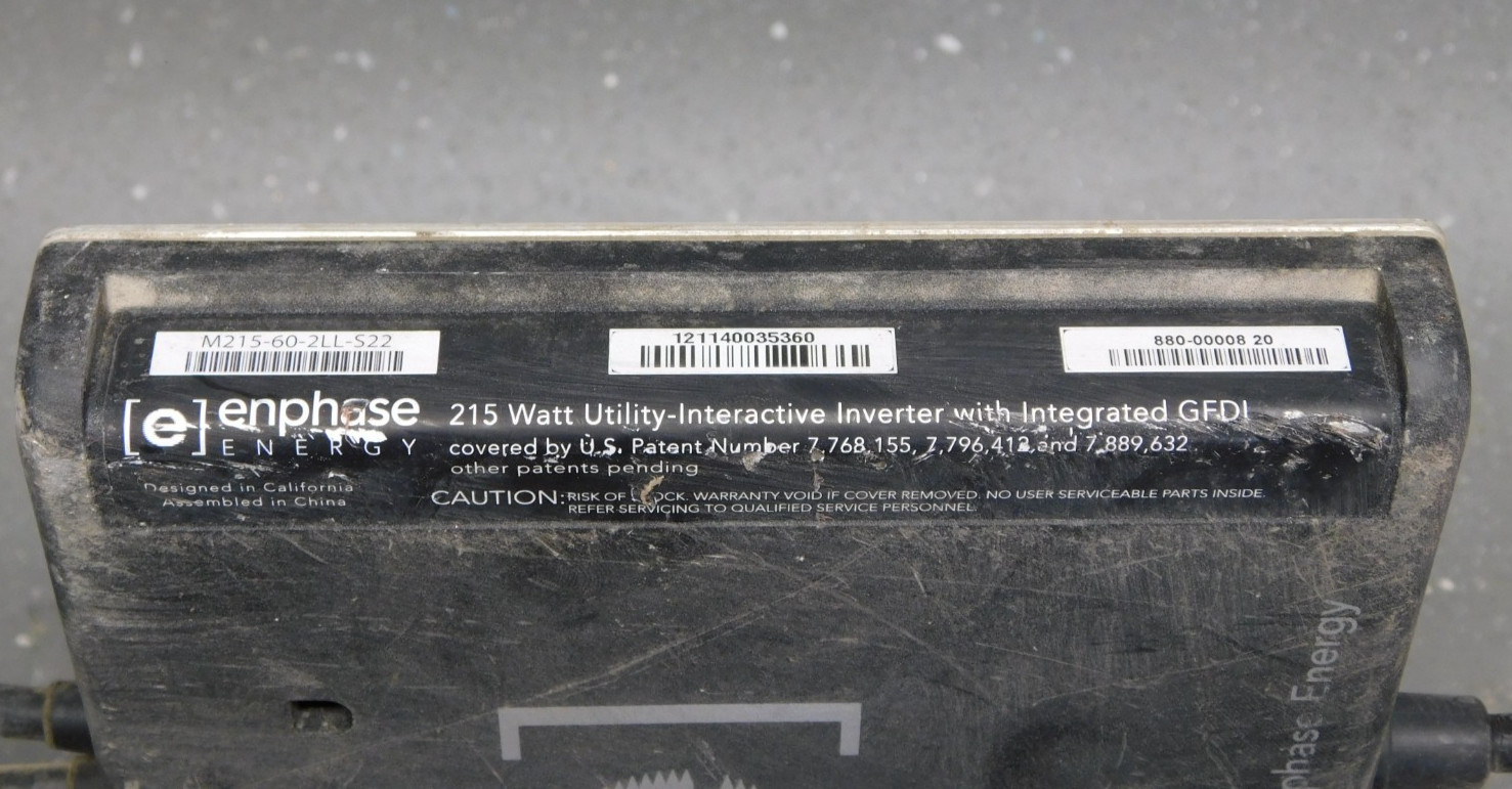 Enphase M215-60-2LL-S22 215W Micro-Inverter w/ GEDI for 60 Cell 190W-270W Panels gallery