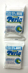 Perla Hypoallergenic Laundry Detergent Bar Soap Original White 110g X2 New