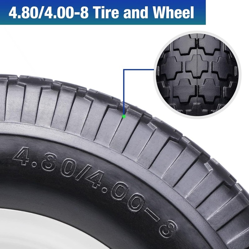 Replacement 16" Solid Tire & Wheel with 3/4" Bearings – No-Fuss Installation gallery