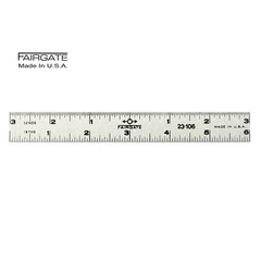 Fairgate 6″ Center Finding Ruler, 3/4″ Wide, 23-106 Made In USA