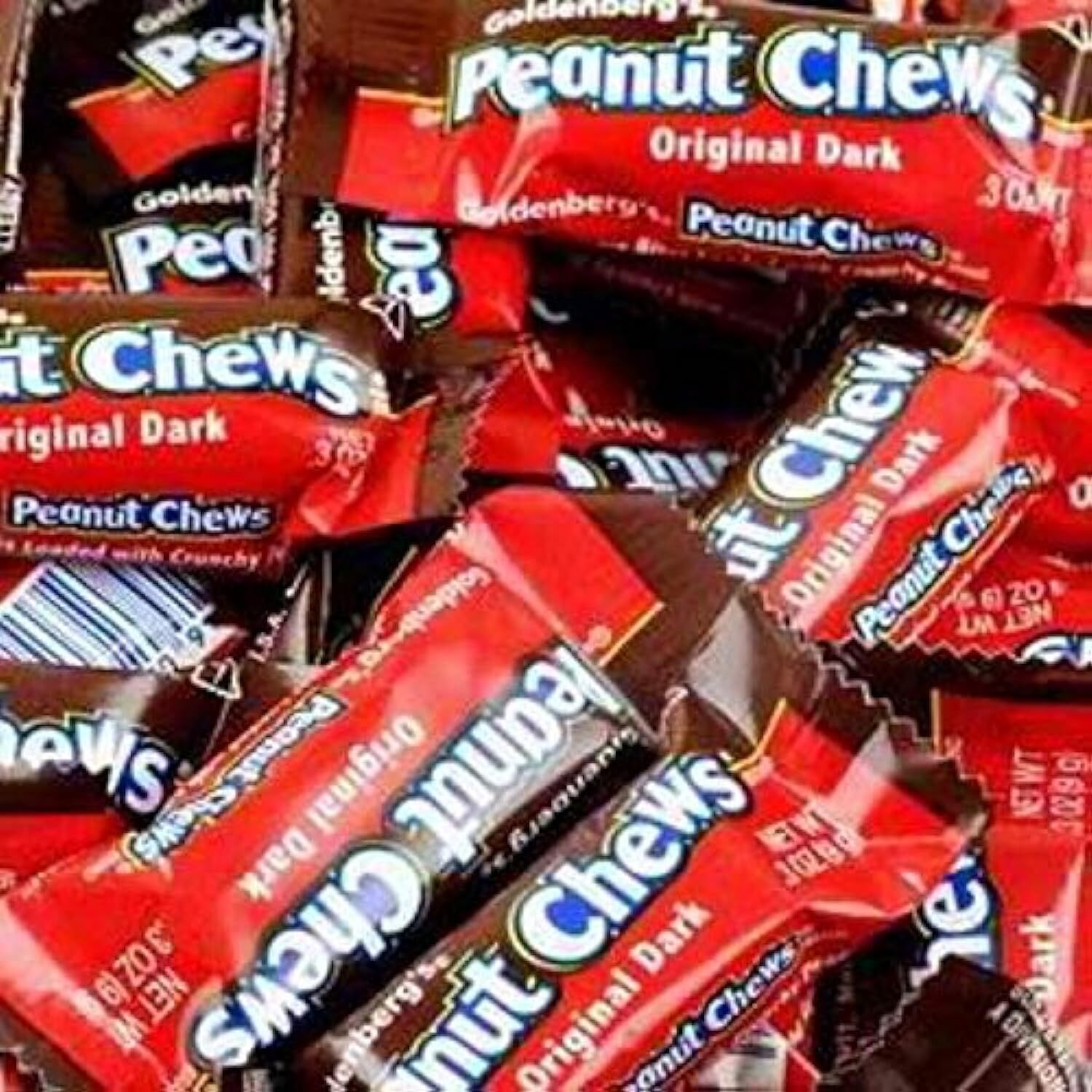 Original Dark Chocolate Goldenberg's Peanut Chews, 2 Lbs gallery