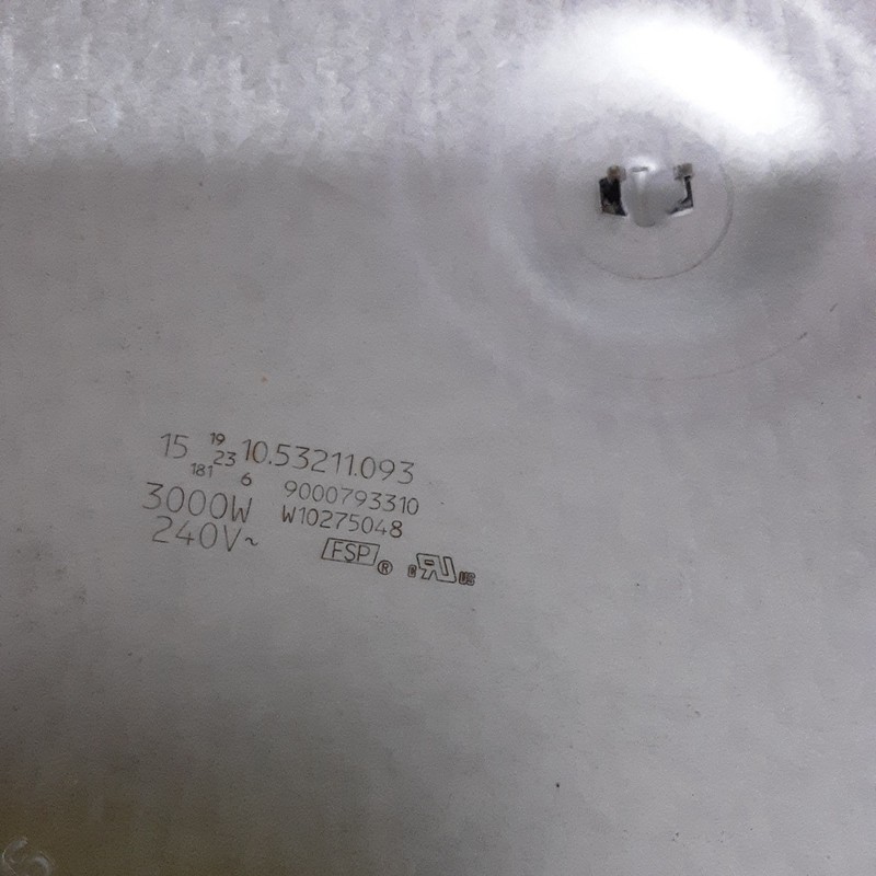 Whirlpool Range Radiant Element W10275048. 3000 Watt. 10.53211.093. 9000793310 gallery