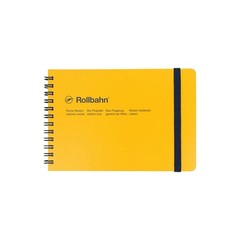 Delfonics Rollbahn Spiral Horizontal Notebook: 7-1/2 in. x 5 in. (Yellow)
