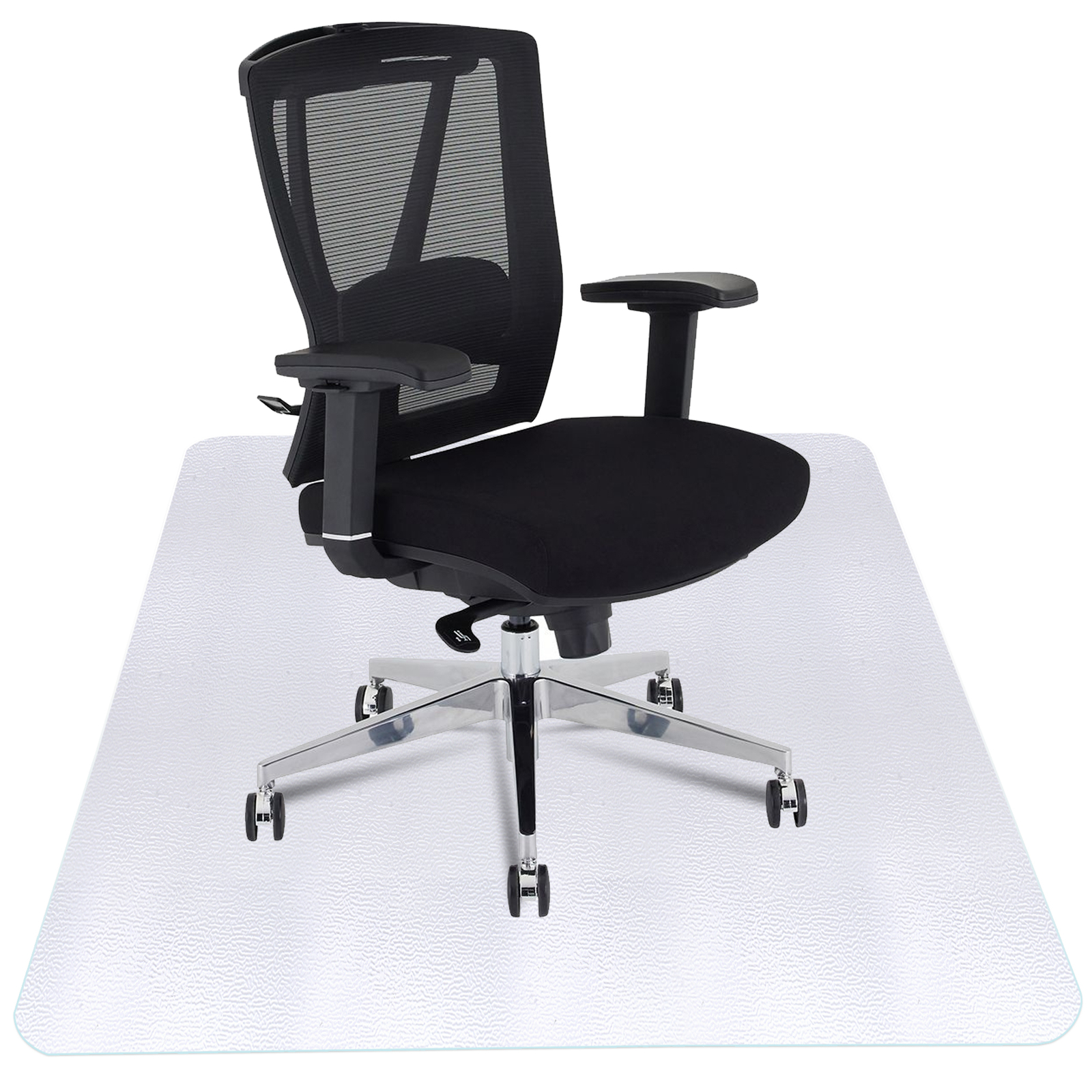 48"x60" Clear Office Chair Mat for Hard Floors Under Desk Rug for Rolling Chair gallery