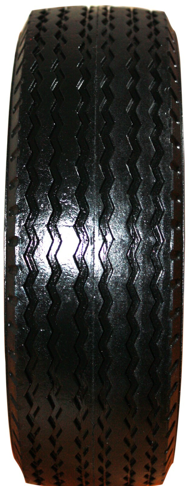 2.80/2.50-4 Carefree Solid Tire & Wheel assembly 1" Roller Bearing Eliminator gallery