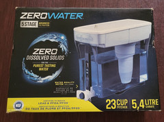 ZeroWater 23-Cup Dispenser Pitcher Ready-Pour 5-Stage Water Filter