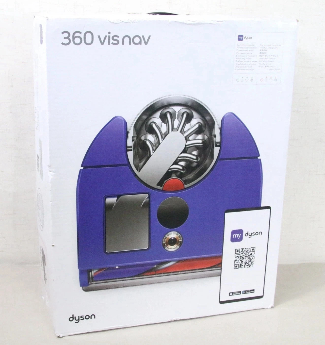 Dyson 360 Vis Nav Robot Vacuum Smart Navigation Blue NEW open box gallery