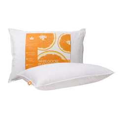 Canadian Down & Feather Co – White Goose Feather Pillow – 100% Cotton