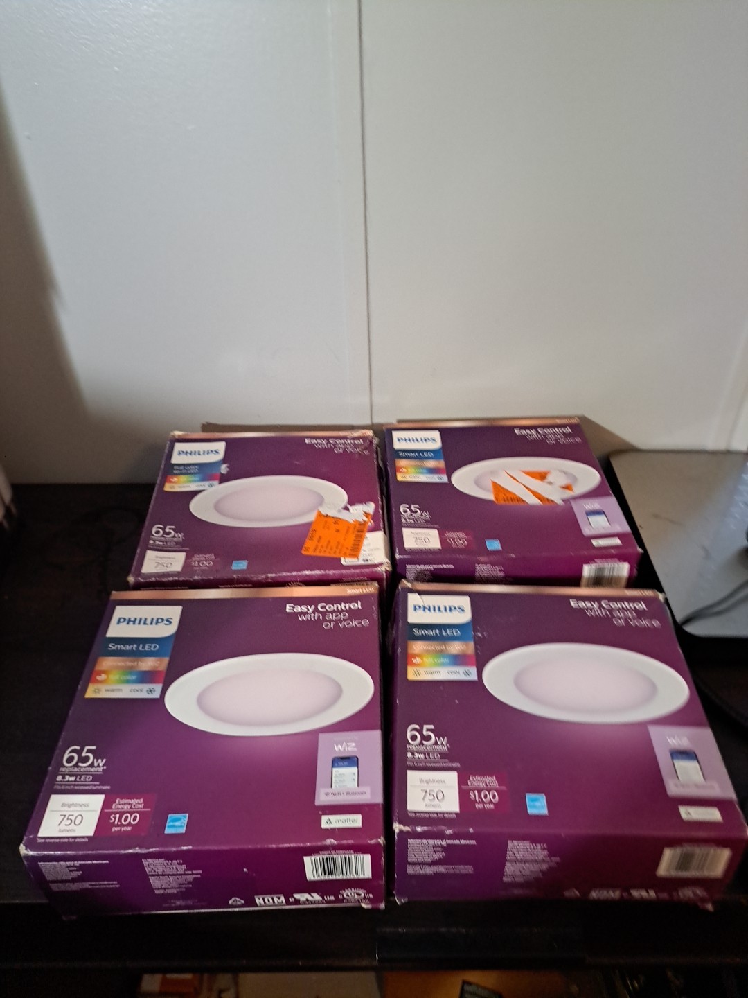 Philips Smart Wi-Fi LED Downlight Recessed White, 6 Inch, 65W, (LOT OF 4) gallery