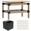 Workbench Bracket Kit 8PCS, Heavy Duty 3-Way Brackets for Garage Workbench Le... gallery