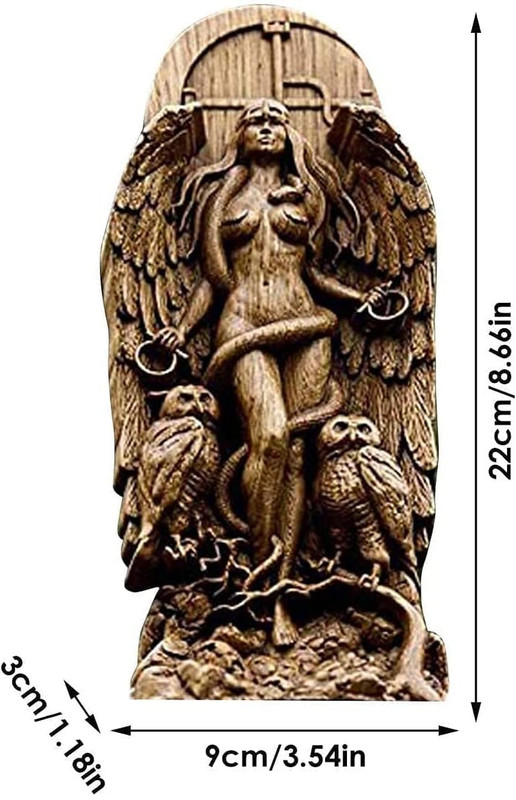 Goddess Statue Lilith Statue, Decorative Goddess Statues Gaia/Hecate/Lilith Godd gallery