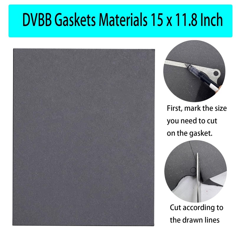 DVBB Gaskets Material Non Asbestos Materials-15 x11.8 in Temperature Gasket... gallery