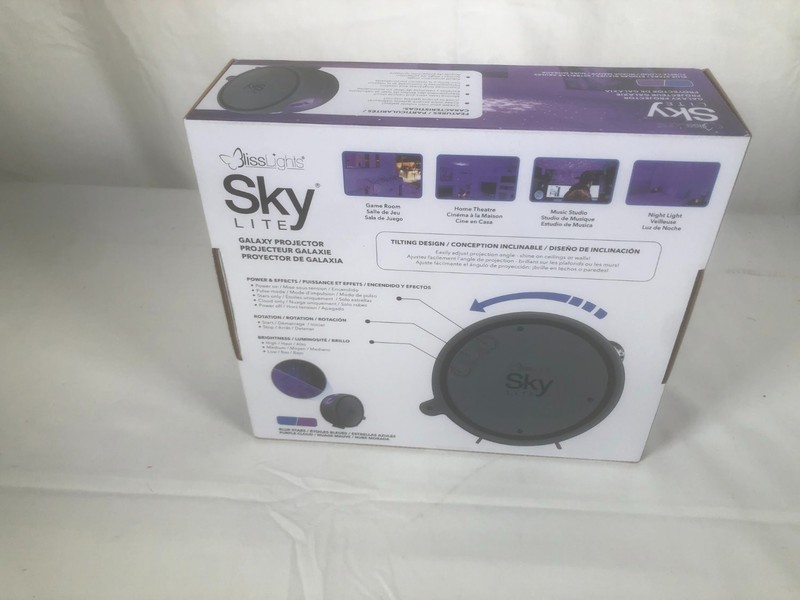 BlissLights Sky Lite Galaxy Projector w/ LED Blue Stars Purple Nebula Cloud NEW gallery