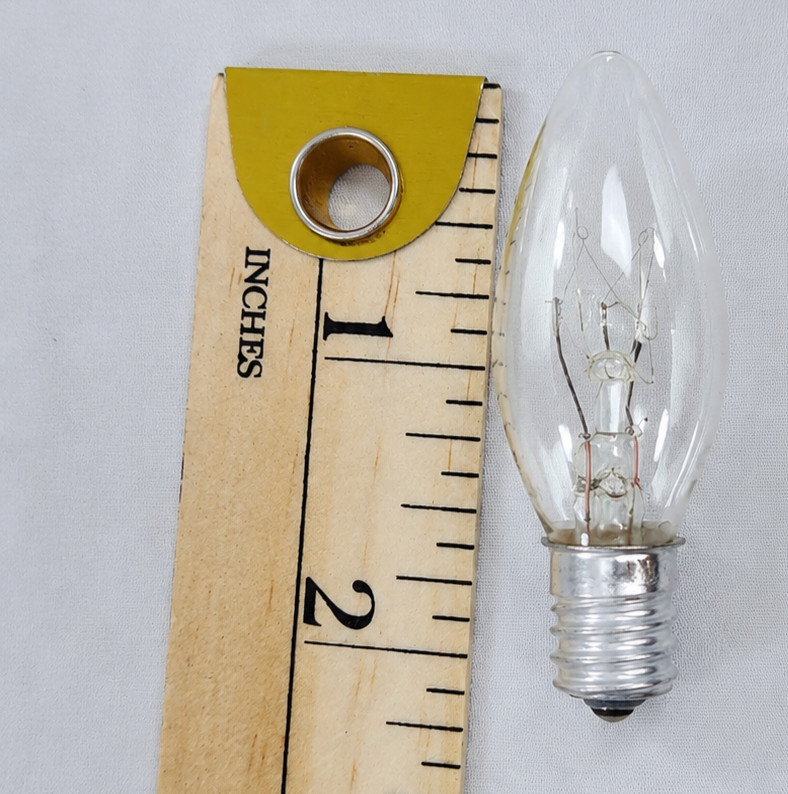 24 C7 Clear Night Light Bulbs 7 Watt Candelabra Base Decorative Lighting gallery