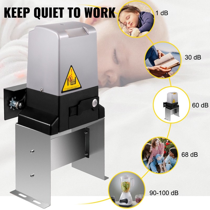 Sliding Gate Opener Automatic Sliding Gate 3300LBS 4 Remote & APP Control gallery