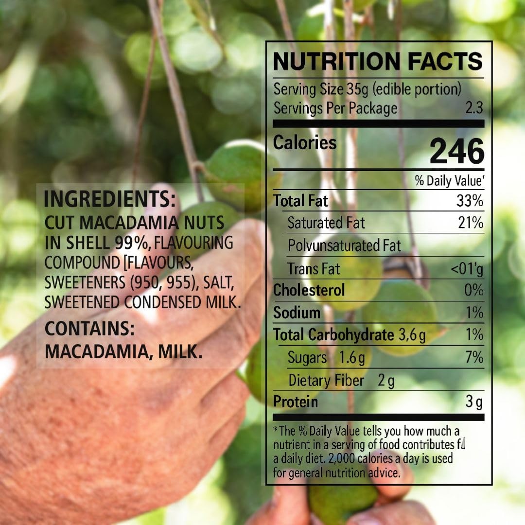 Macadamia Nuts In Shell 225g Premium Australian Raw Whole Macadamias 225g gallery