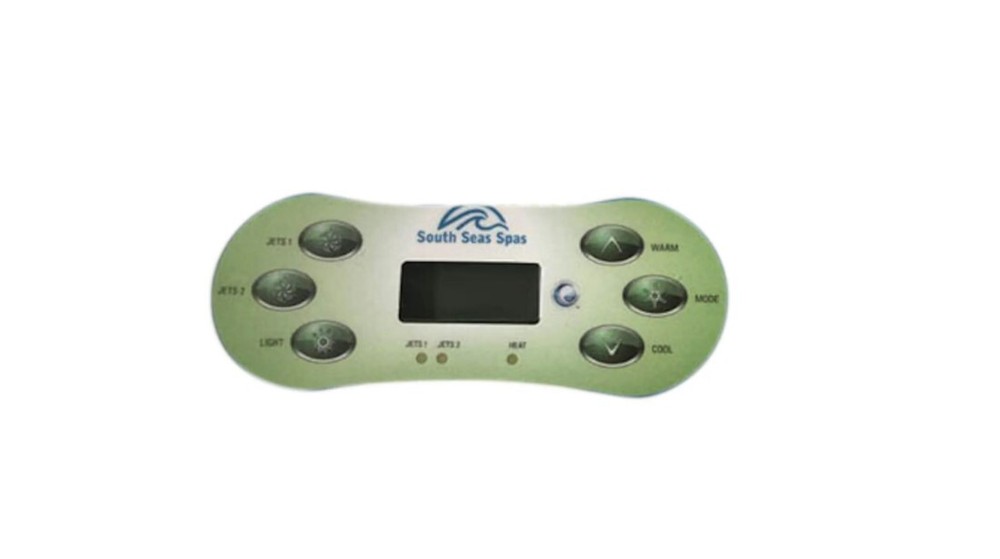 Artesian Spa 6-Button 2-Pump Spa Side Overlay