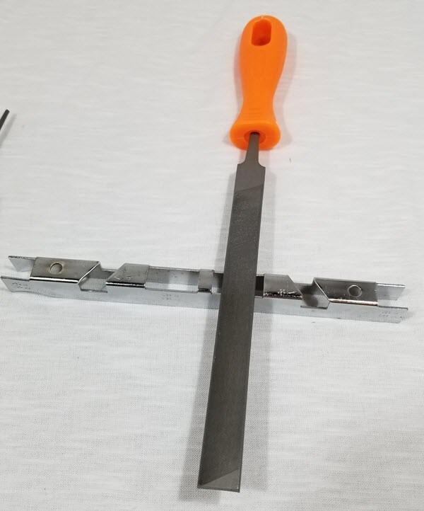 Chainsaw file kit 7/32 " for 3/8 chain included 4 in 1 & flat file & guide 6 pc gallery