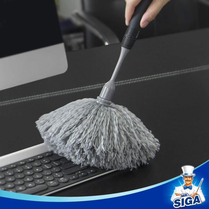 Microfiber Delicate Duster, Comfortable Non Slip Handle, Detachable Washable Dus gallery