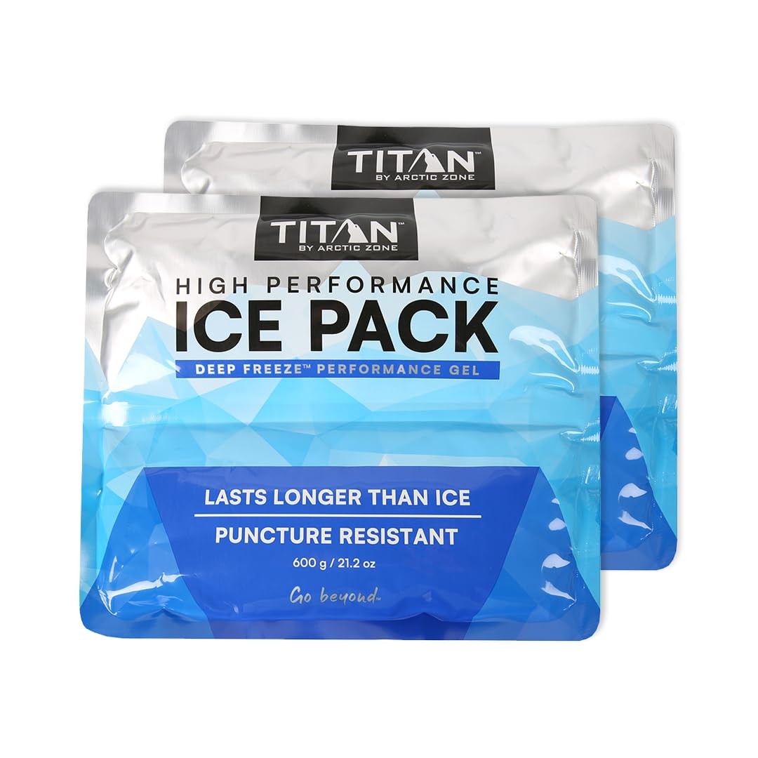 Arctic Zone Titan Deep Freeze Ice Pack- (2 Pack) 600 Gram High Performance Ic... gallery