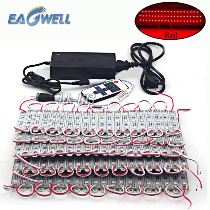 10~100ft 5050 SMD 3 LED Module Light Club Store Front Window Sign Decor Lamp Kit gallery
