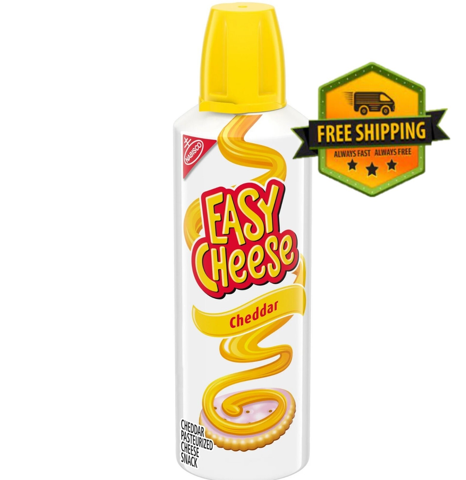 Cheddar Cheese Easy Cheese Snack, 8 oz Can gallery