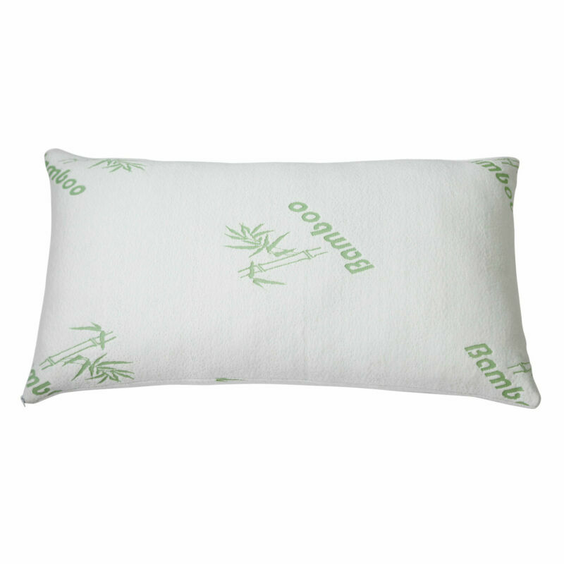 1/2Pack Bamboo Memory Foam Bed Pillow Queen/King Size Hypoallergenic w/Carry Bag gallery