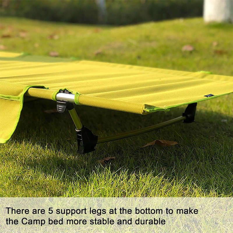 Camping Cot Ultralight Folding Backpacking Cot with Carry Bag for Outdoor Travel gallery