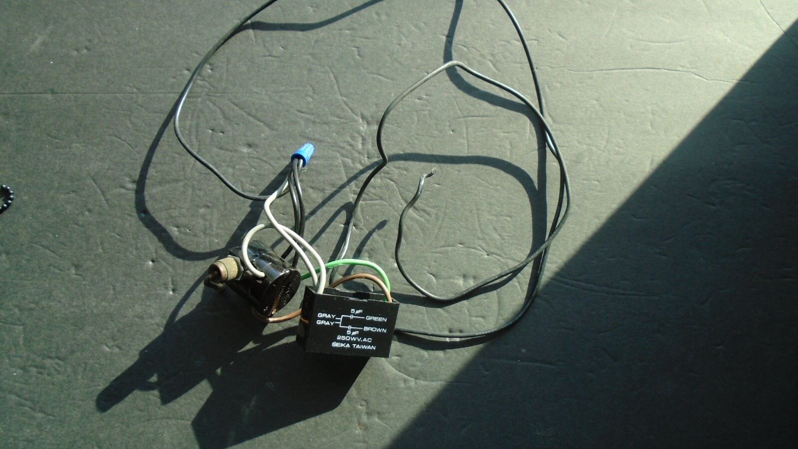HUNTER CEILING FAN VINTAGE ORIGINAL WIRING HARNESS SWITCHES/PARTS/CAP gallery