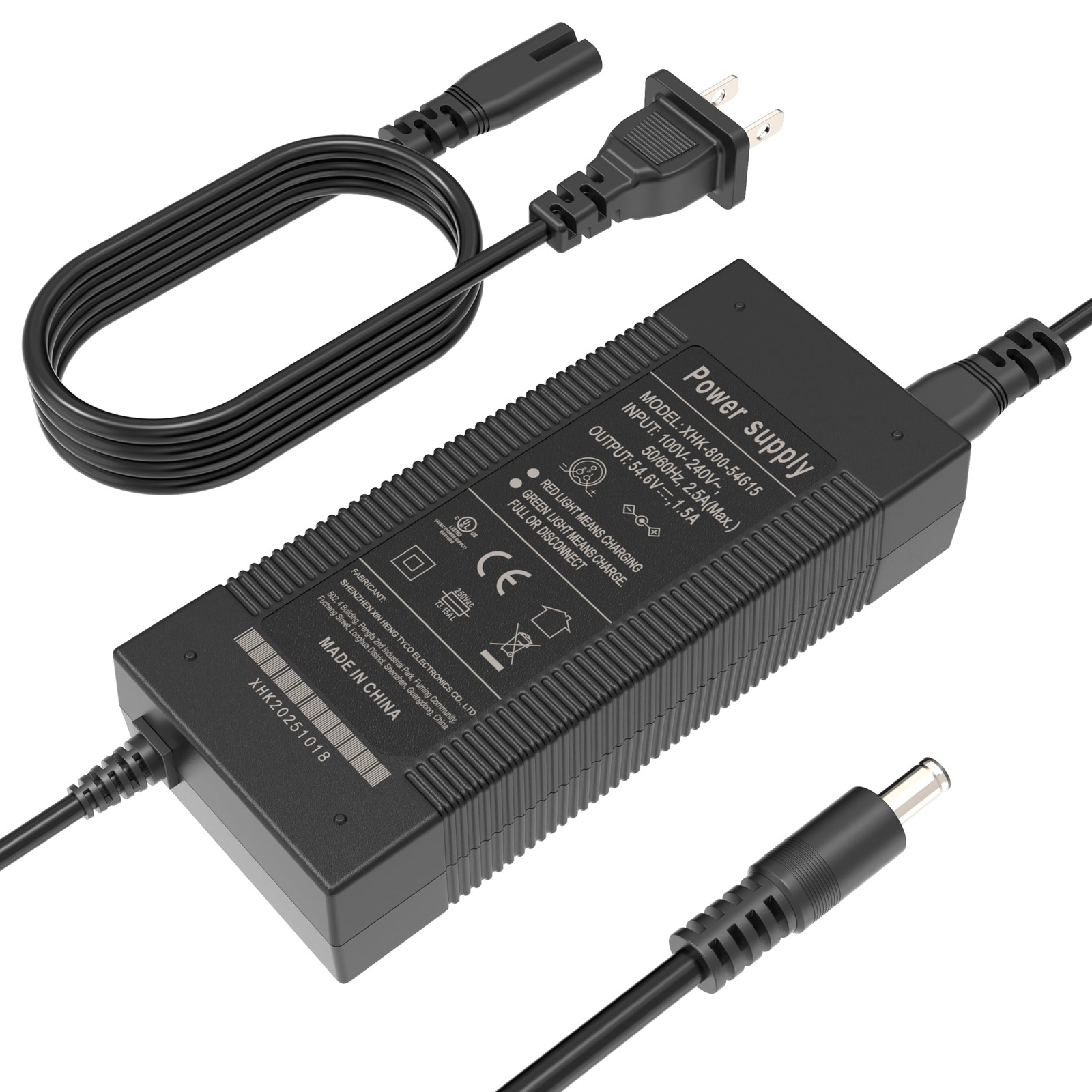 Evaplus 54.6V Smart Charger For 48V Lithium Batteries - Ul Certified Charging gallery