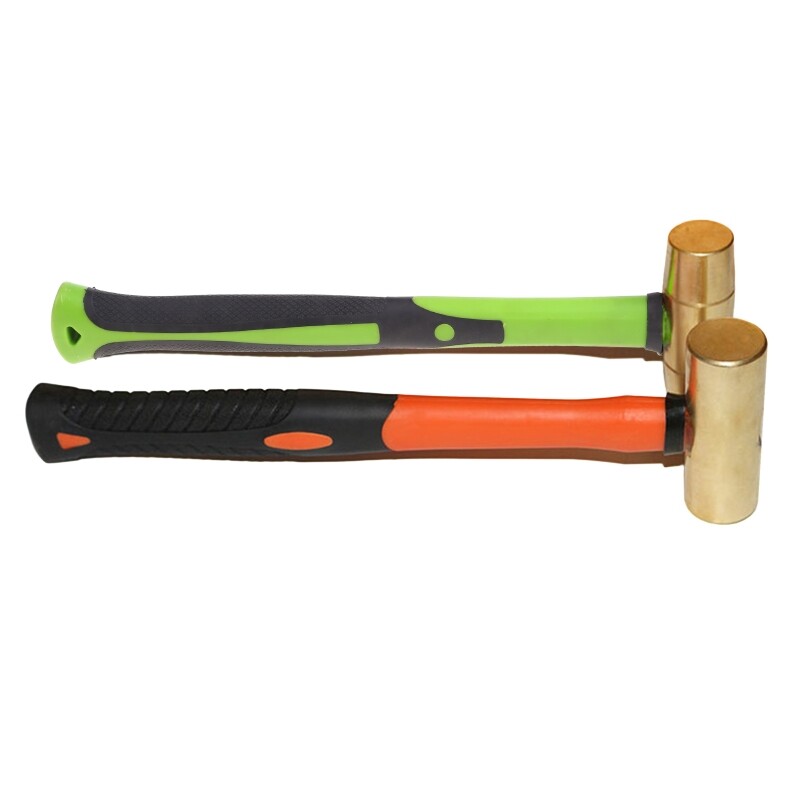 Explosion-proof Red Copper Drum Hammer Non-sparking Tools 0.45kg/0.68kg gallery