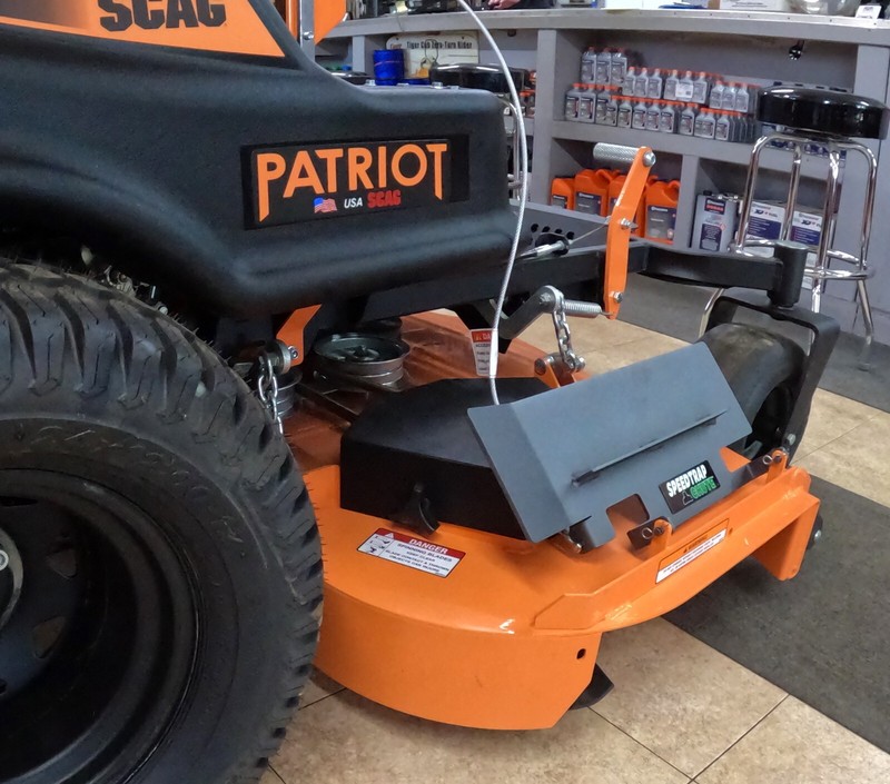 Speedtrap® Chute Blocker Scag® Patriot 61" Mowers (30 sec install! gallery