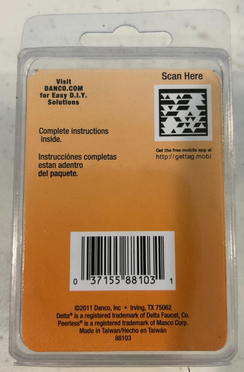 DANCO 88103 Repair Kit For Delta & Peerless Single Hdle Faucet New FREE SHIPPING gallery