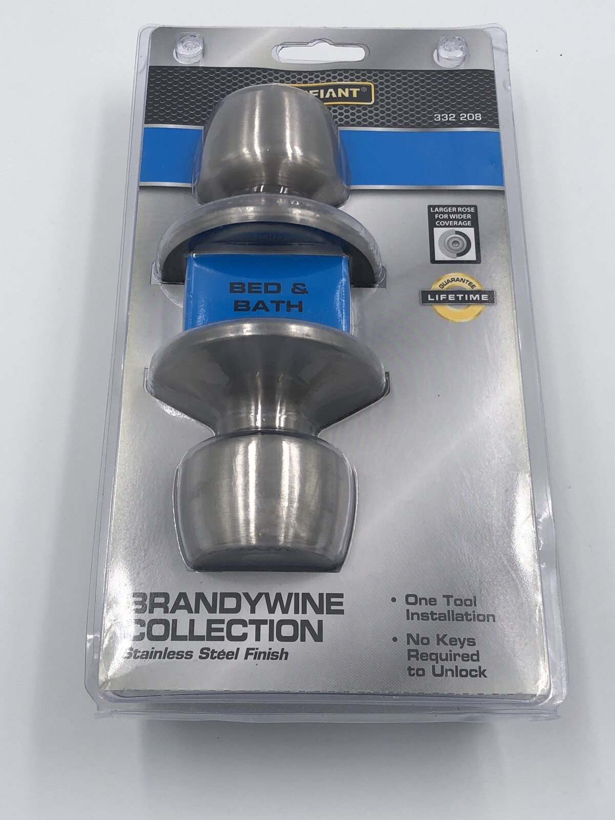 Defiant Brandywine Collection Stainless Steel Finish Door Knob Set 332 208 New gallery