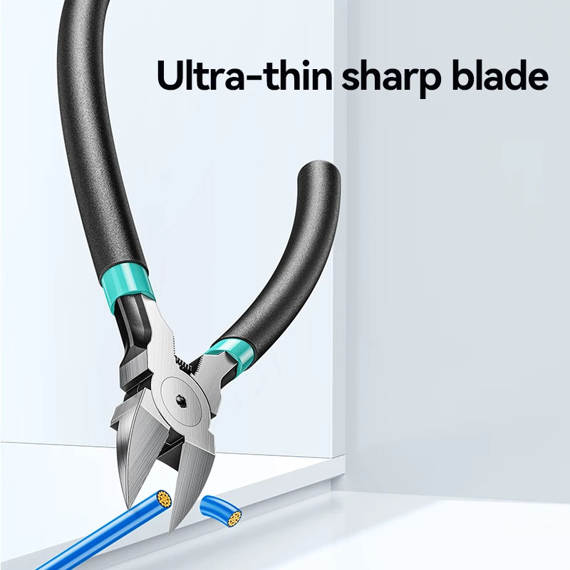 SAMZHE Wire Cutters Flush Cut Pliers Electrical Cable Nipper Stainless Steel gallery